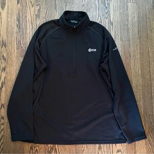 Eddie Bauer Jose Cuervo Black Half-Zip Pullover